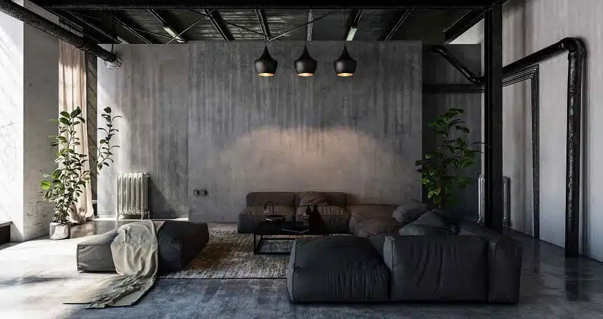 diseño salón industrial Granada